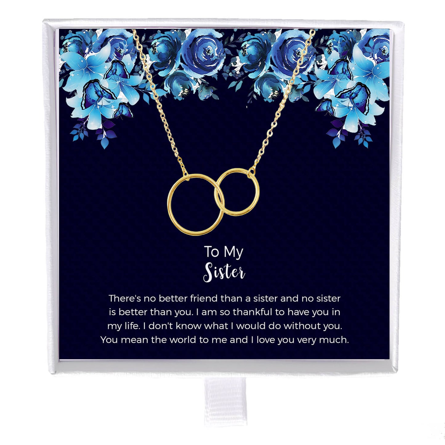 Sister Birthday Gifts From Sister, Best Friend Birthday Gifts Necklace