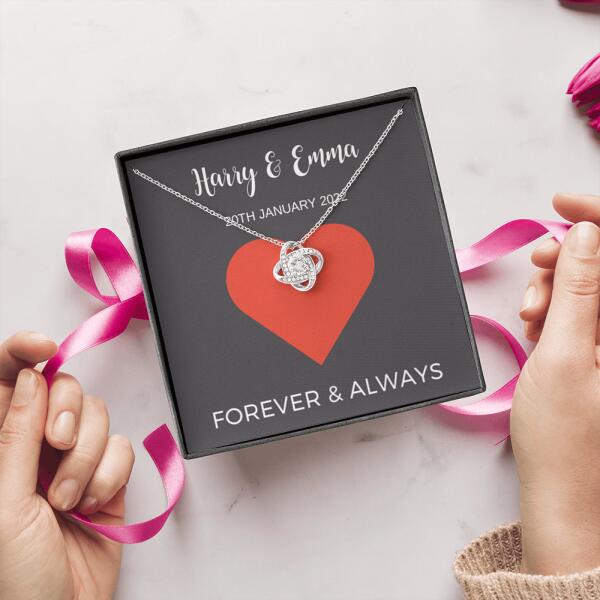 Personalized Wedding Necklace Gifts Or Valentine's Day Presents For Her