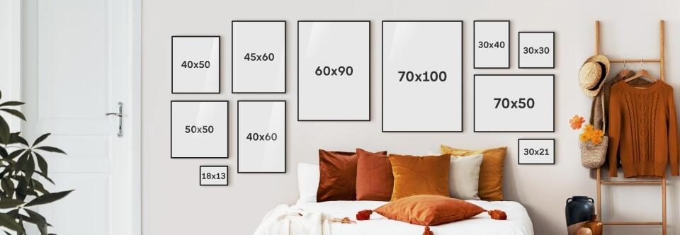 Personalized Milestones Map Print: 3-8 Locations Mountain Wall Art, Custom Travel Poster