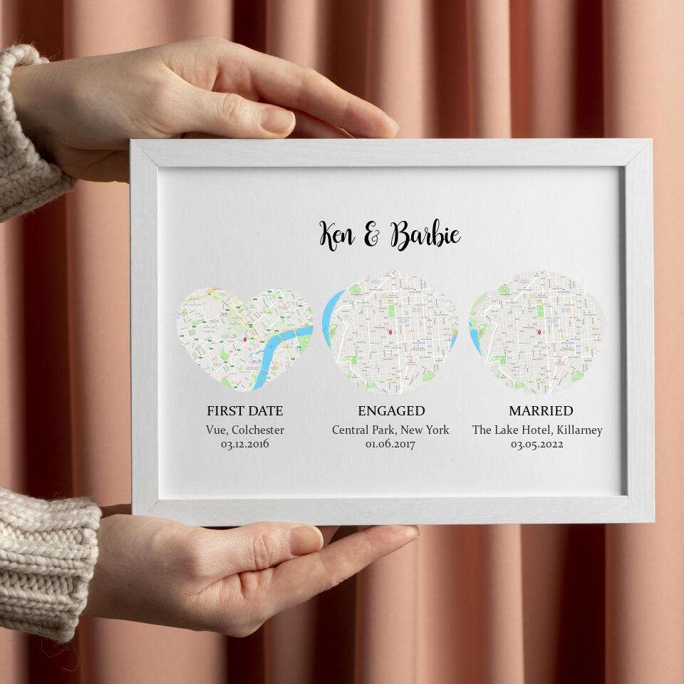 Met Engaged Married Wedding Gift For Wife Husband