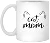 A Personalized Gift For Cat Lovers - Custom "Cat Mom" Coffee Mug! Cat Mug Cat Lover Valentines Day Gift For Girlfriend Valentines Gift