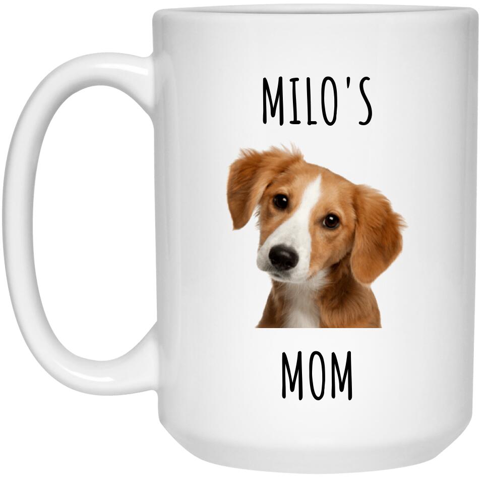 Custom Dog Mug, Personalized Dog Coffee Mug, Dog Picture Mug, Dog Face Mug, Pet Photo on Cup
