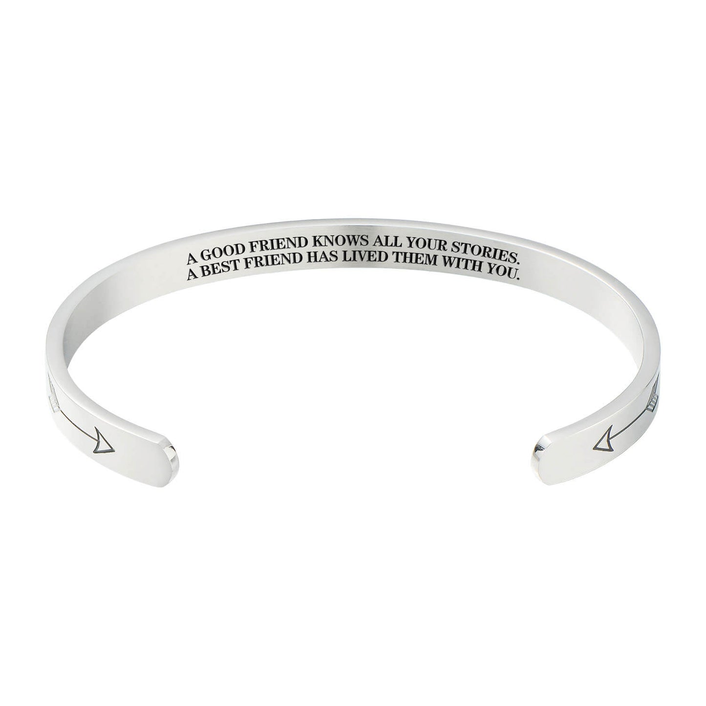 A Good Friend Knows All Your Stories. A Best Friend Has Lived Them With You Bracelet