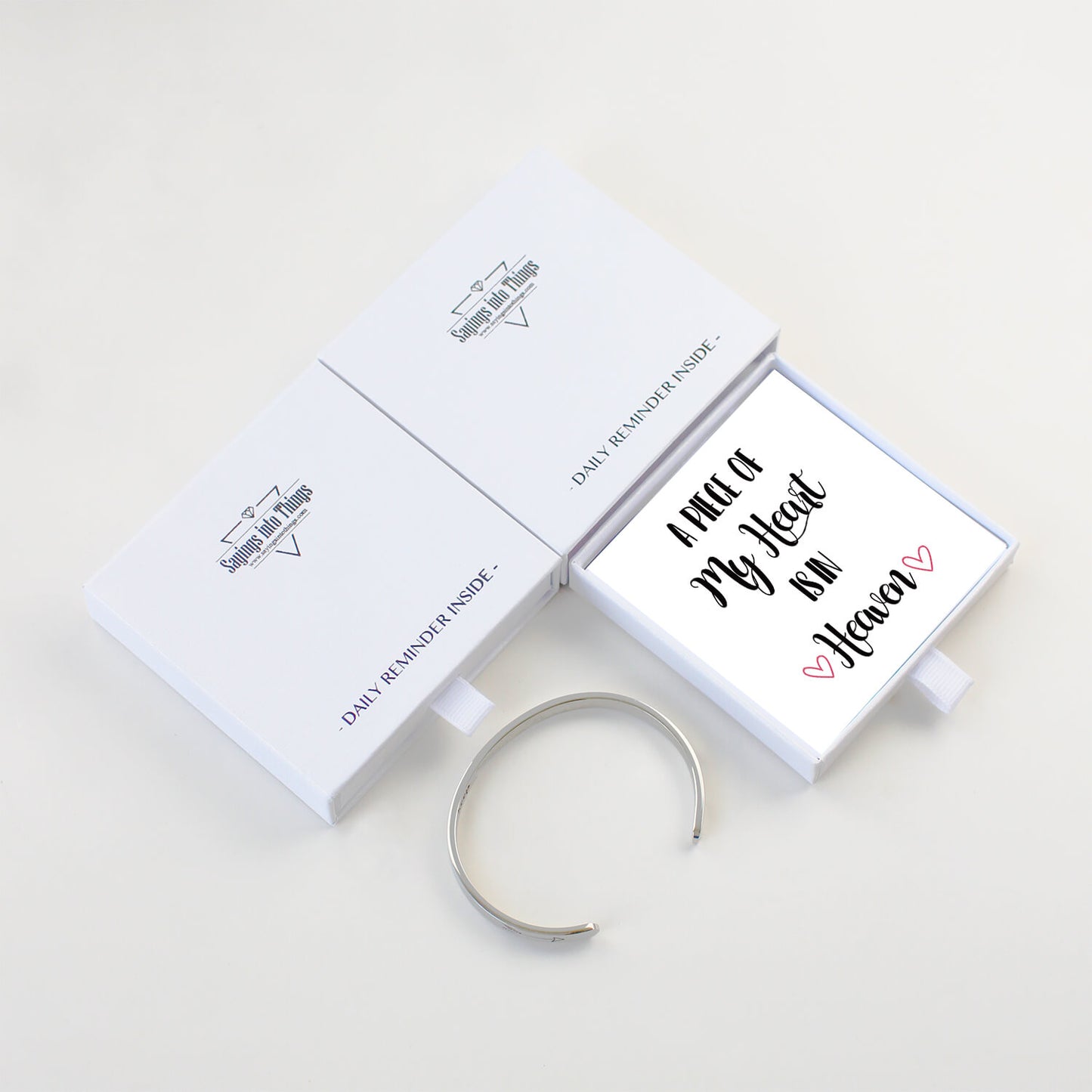 Remembrance Jewelry Memorial Bracelet Sympathy Gift for Loss Loved One Women Remembrance Cuff Bangle