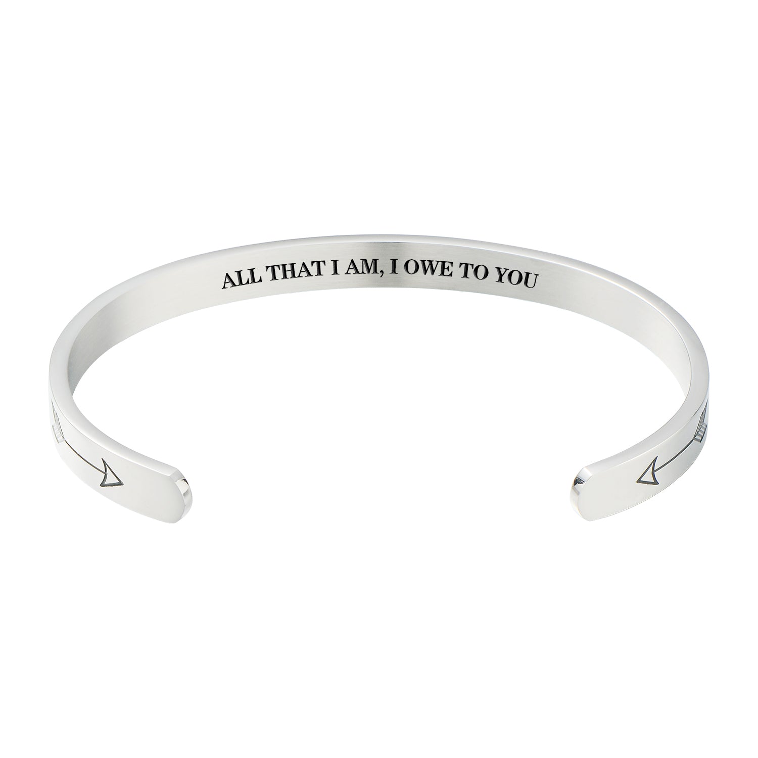 To My Mum, All That I Am I Owe To You Bracelet For Mom, Mother Gift For Valentine's, Birthday, Anniversary