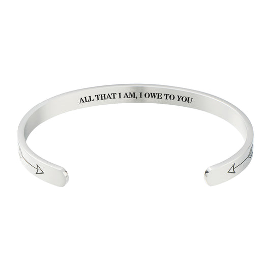 To My Mum, All That I Am I Owe To You Bracelet For Mom, Mother Gift For Valentine's, Birthday, Anniversary