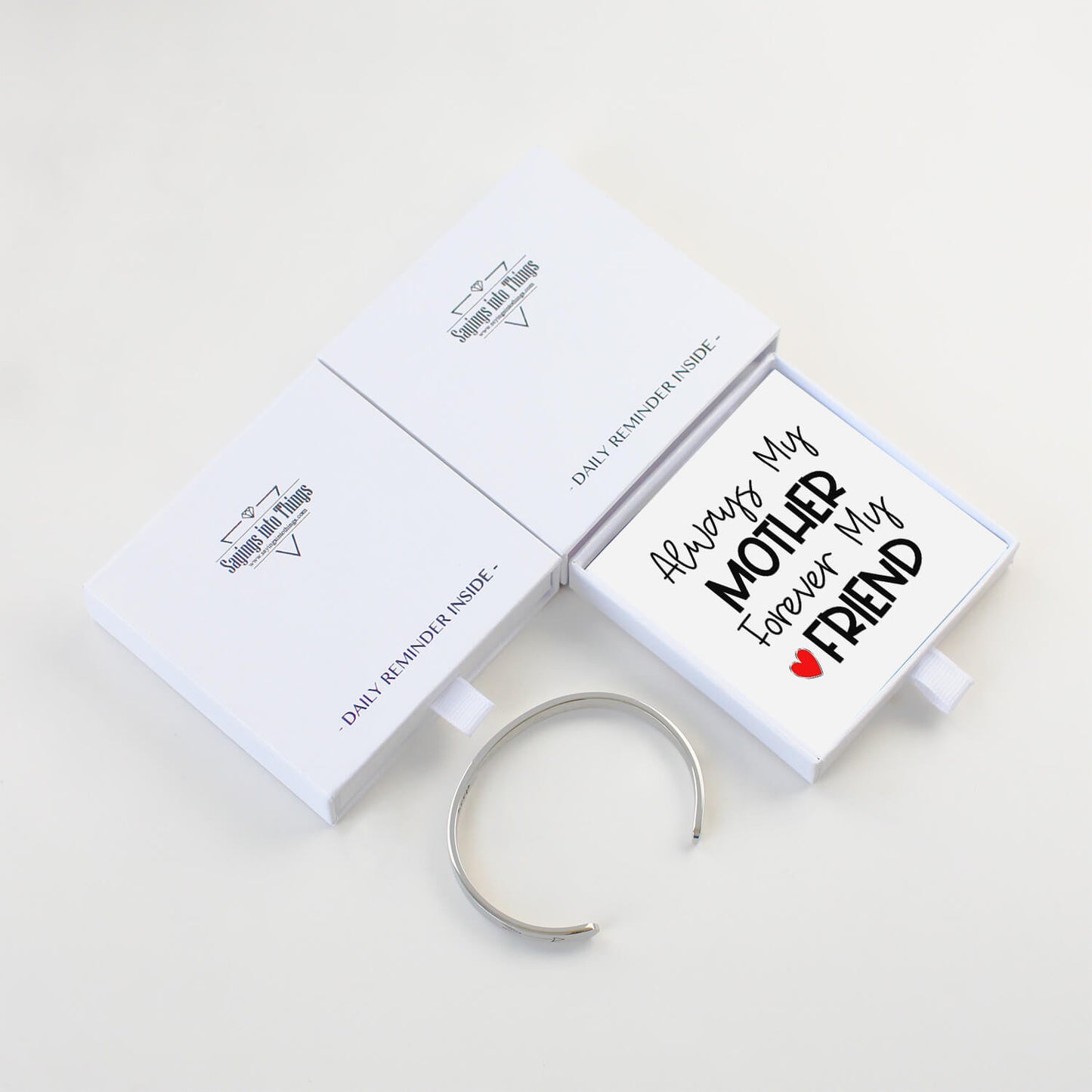 Always My Mother, Forever My Friend Adjustable Cuff Bracelet