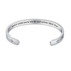 Don't Look Back You're Not Going That Way Reminder Bracelet, Graduation Gift, Inspirational Gift, Motivational Gift, Long Distance Friend Gift