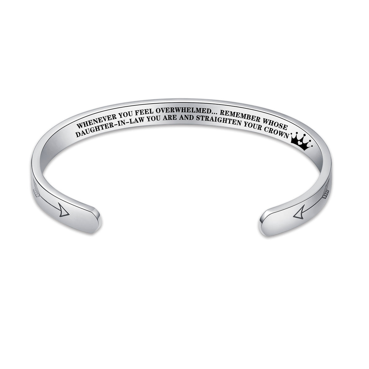 Whenever You Feel Overwhelmed... Remember Whose Daughter You Are and Straighten Your Crown Bracelet