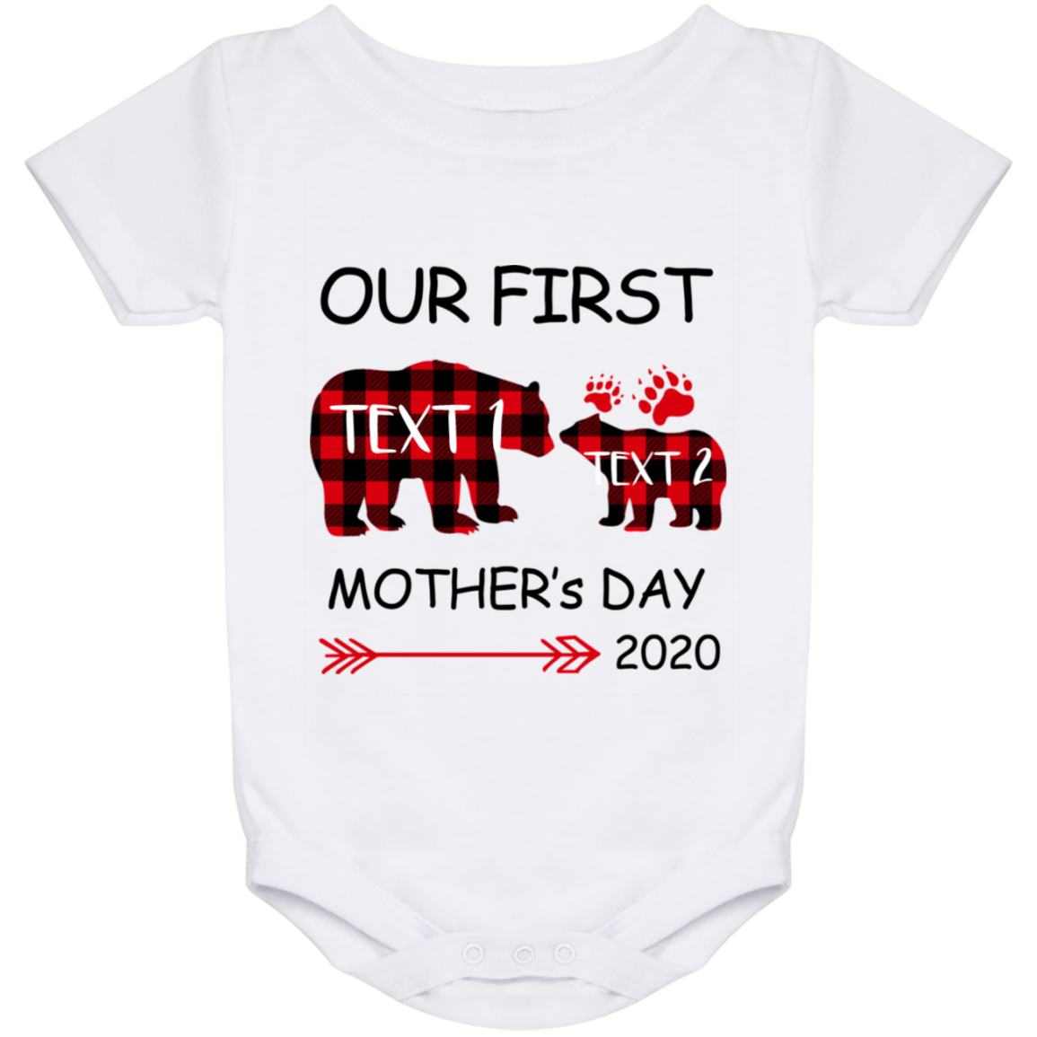 OUR FIRST MOTHER'S DAY Baby Onesie 24 Month