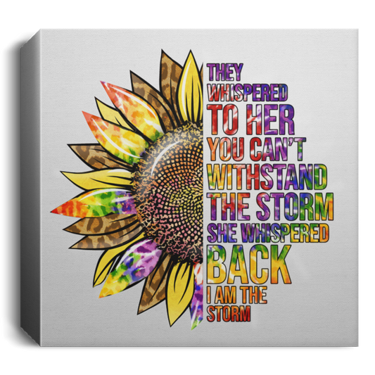 Sunflower Square Canvas 1.5in Frame