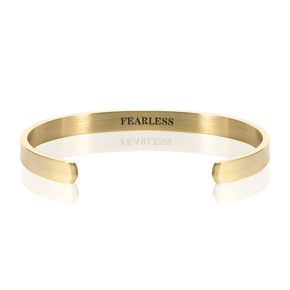 FEARLESS BRACELET BANGLE - Gold