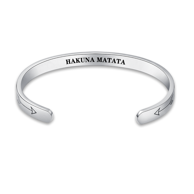 Hakuna Matata Hidden Message Bracelet