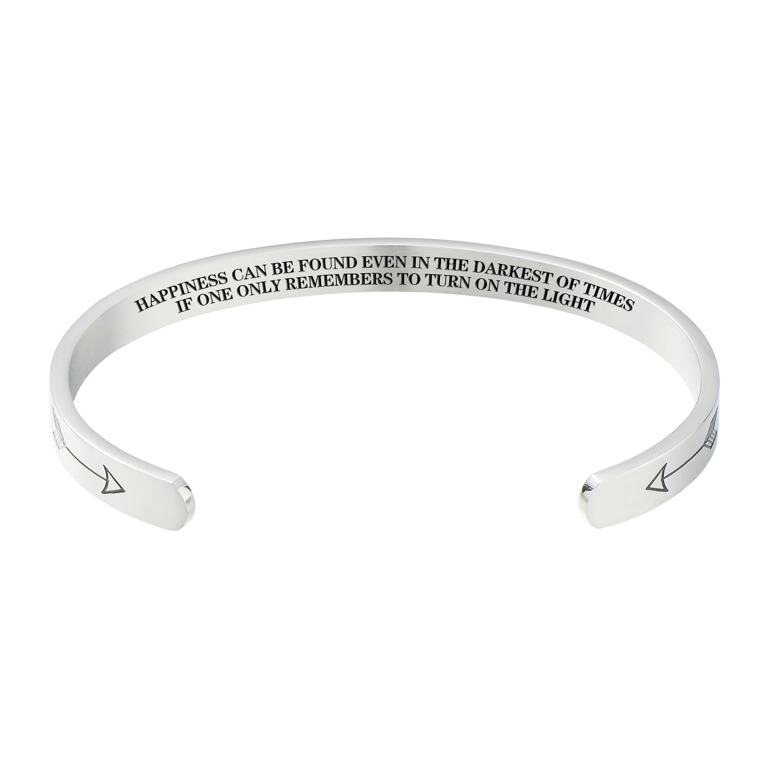 Inspirational Motivational Encouragement Message Cuff Bracelets Friendship Stainless Steel Jewelry Christmas Birthday Gift For Women Girls Bff Daughter Classmates