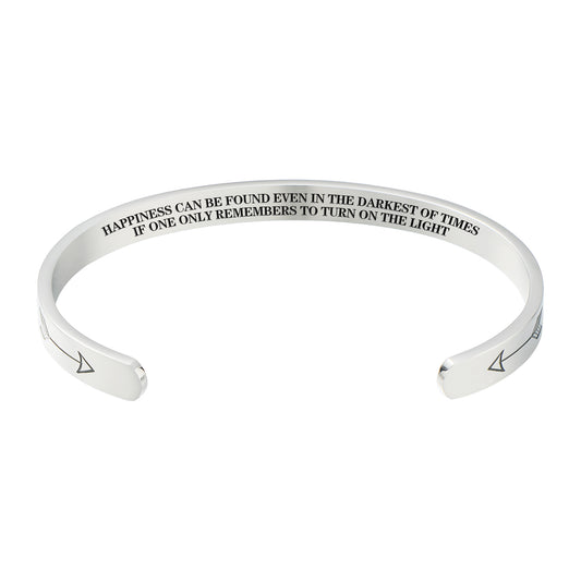 Inspirational Motivational Encouragement Message Cuff Bracelets Friendship Stainless Steel Jewelry Christmas Birthday Gift For Women Girls Bff Daughter Classmates