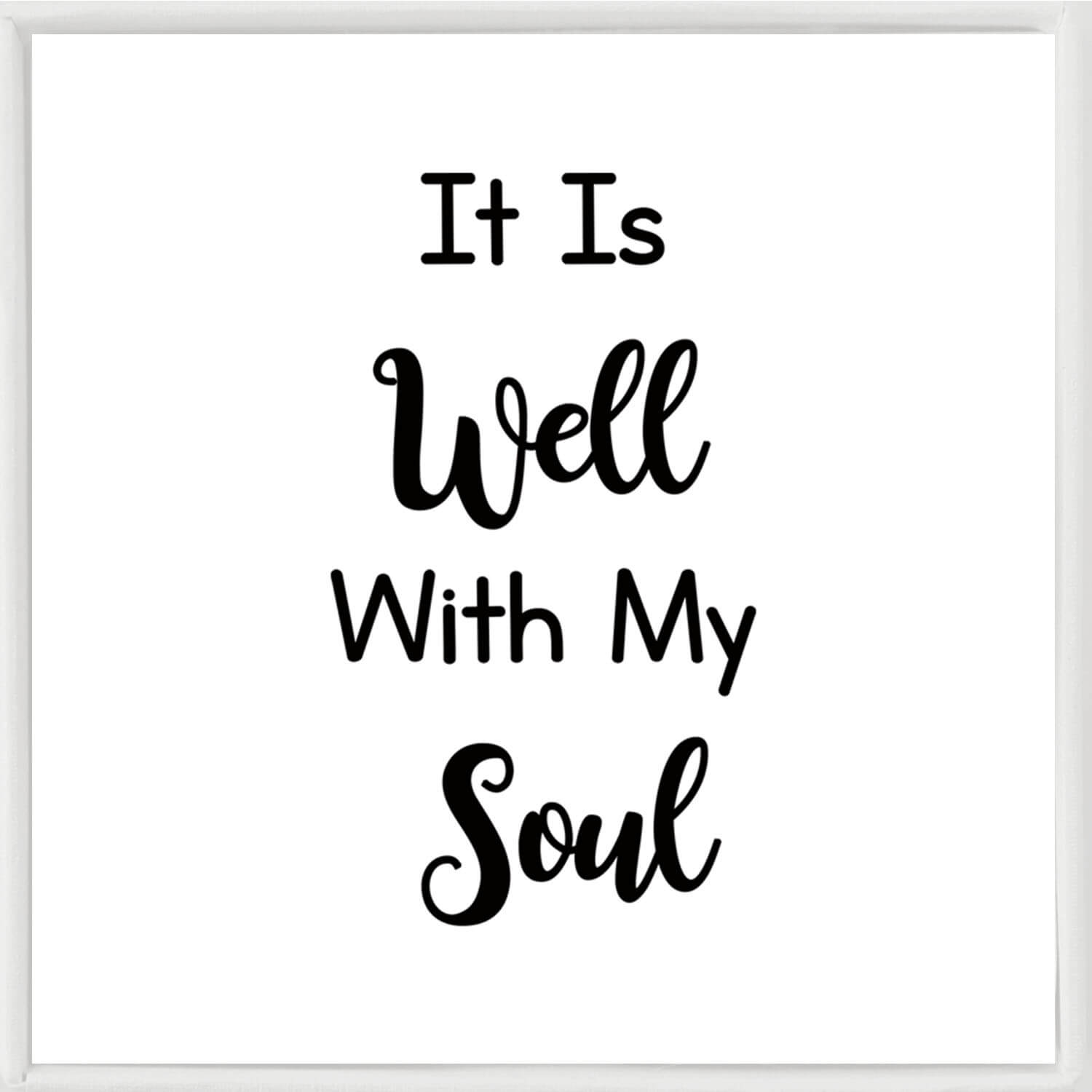 It Is Well With My Soul Bracelet. Inspirational Jewelry. Daily Reminder Cuff Bracelet Gift For Her