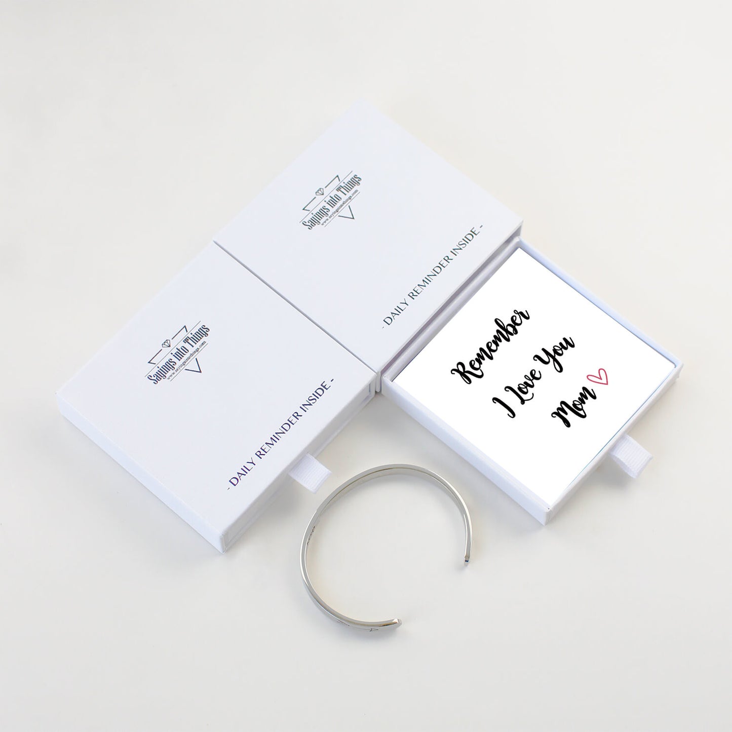 Inspirational Bracelet Gifts For Mom From Daughter Son, Motivational Jewelry for Women