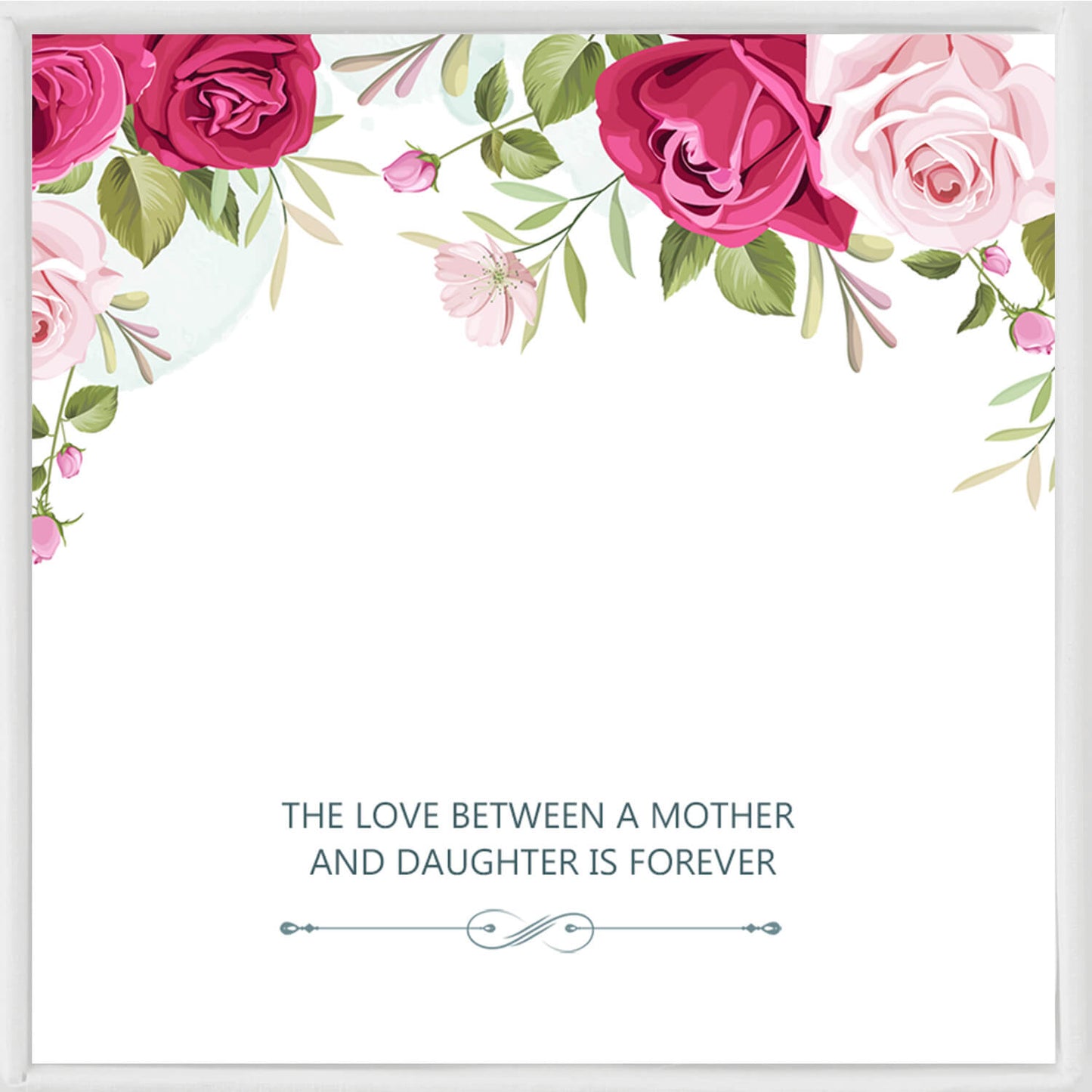 The Love Between A Mother And Daughter Is Forever Adjustable Cuff Bracelet - Perfect Christmas, Birthday, Mother's Day, And Valentine's Day Inspirational Jewelry Gifts For Mom