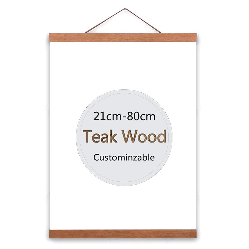 Wooden Magnetic Poster Hanger for Framing Art & Pictures- Poster Hanger- Print Hanger- Wall Hanging- Wooden Poster Hanger