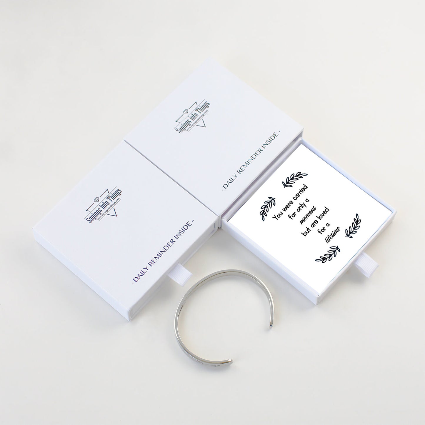 You Were Carried For Only A Moment But Are Loved For A Lifetime Bracelet