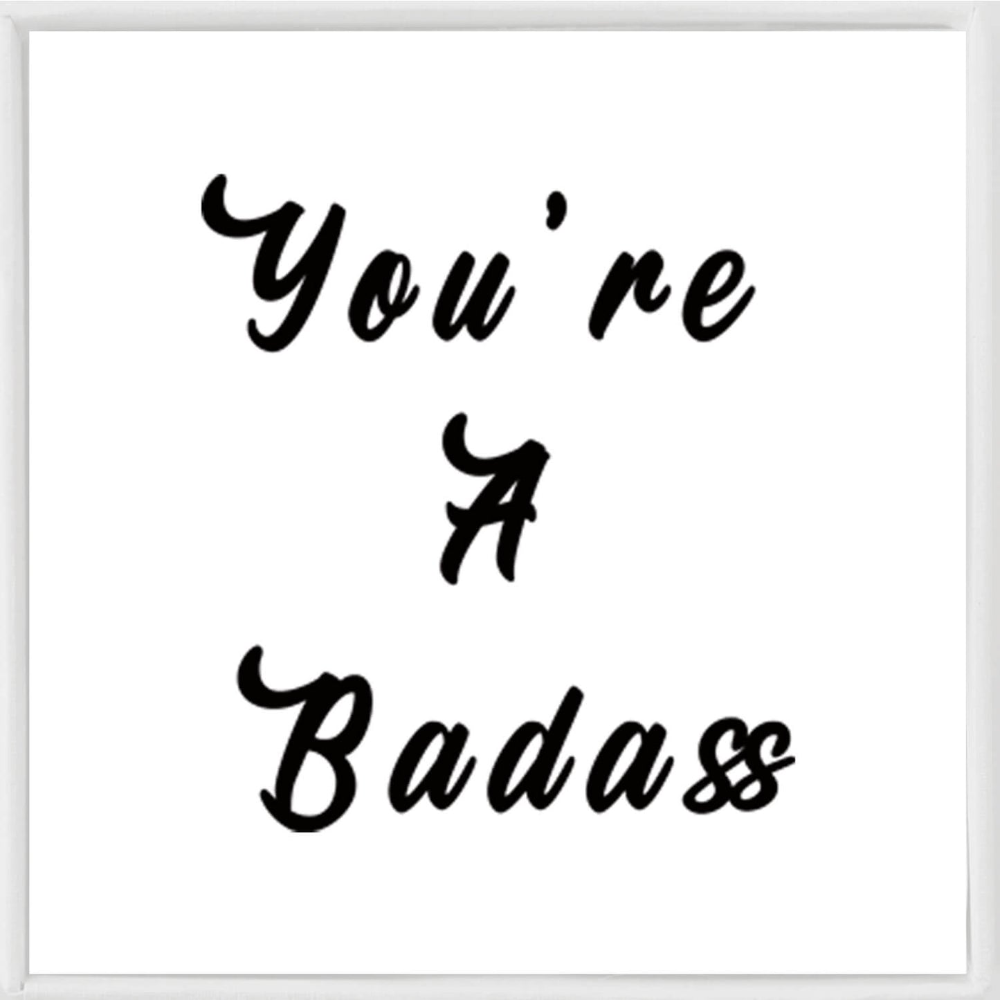Inspirational Badass Daughter Bracelet For Friend Encouragement Gift For Her Personalized Birthday Jewelry