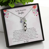 To My Beautiful Daughter, I Will Always Love You,  Peas Necklace Gift For Daughter From Mothers On Birthday, Christmas, Graduation
