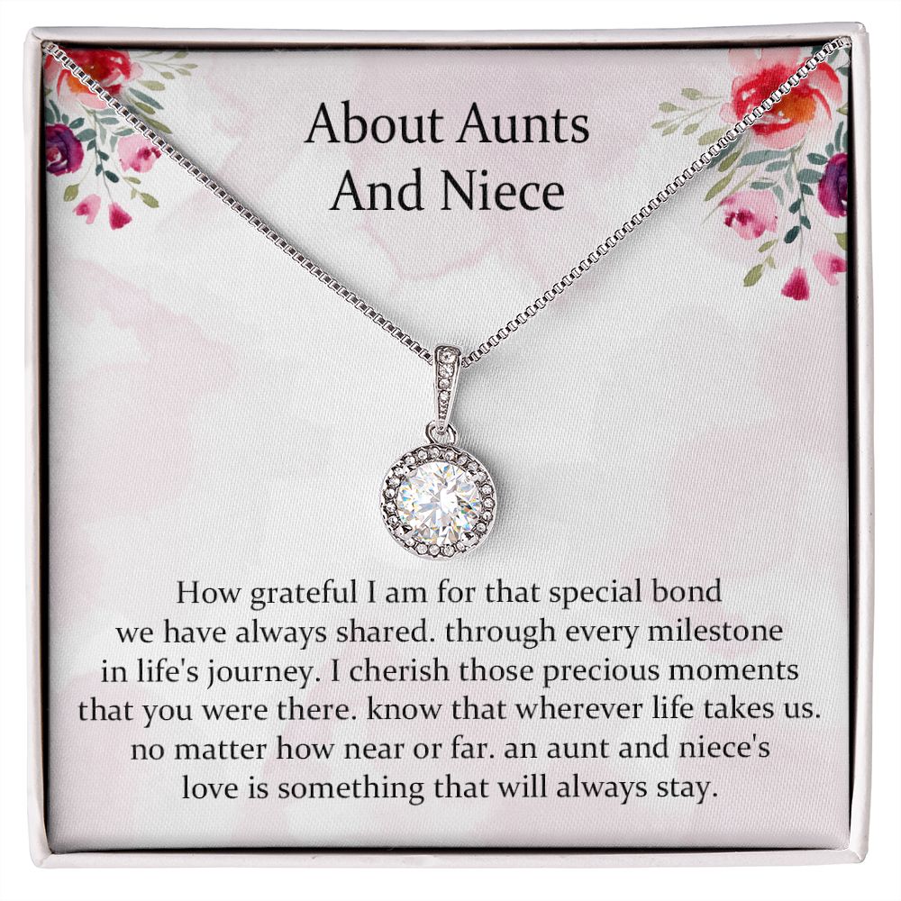 Aunt-Niece Eternal Hope Necklace, To My Niece, Niece Birthday Gift
