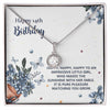 Birthday Gifts for 14 Year Old Girls, Eternal Hope Necklace Gifts for Teenage Girls, Happy Birthday Jewelry Gifts for My Beautiful Daughter with Message Card And Gift Box