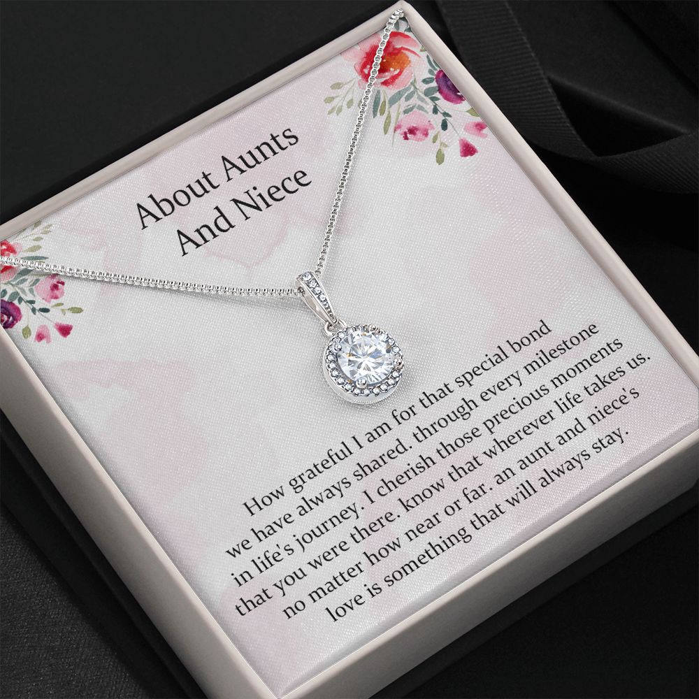 Aunt-Niece Eternal Hope Necklace, To My Niece, Niece Birthday Gift