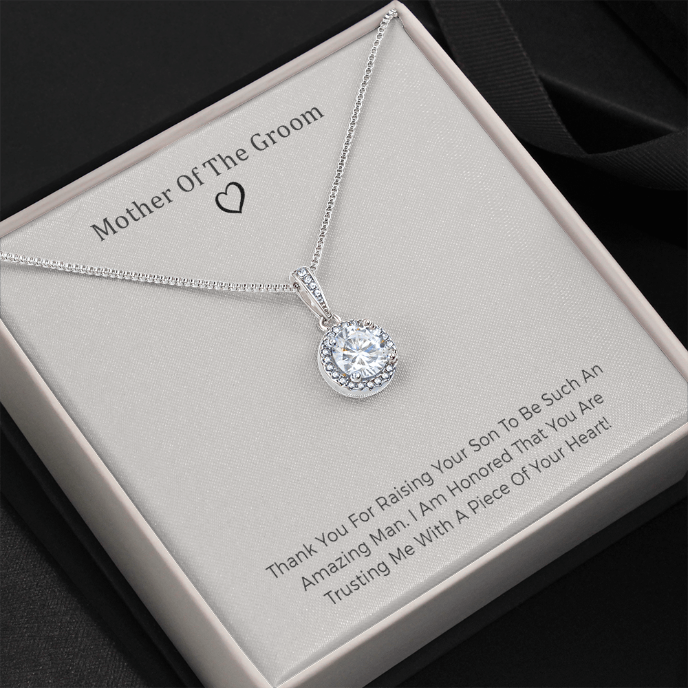Mother Of The Groom Necklace Gift From Bride, Mother In Law Gift