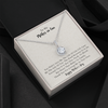 To My Mother In Law, Our Bond Is An Eternal One, Eternal Hope Necklace For Mother-in-law