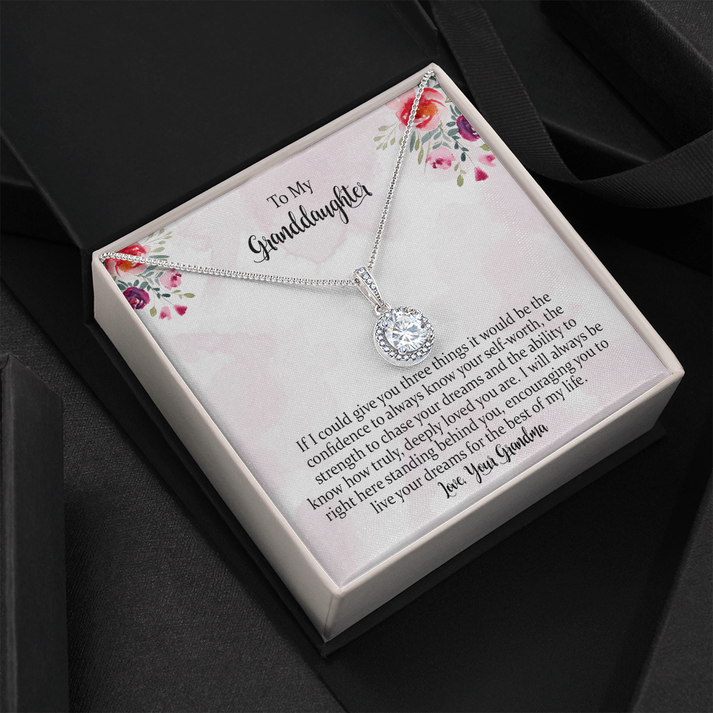 Granddaughter Gift From Grandma, Eternal Hope Necklace From Grandmother, Birthday, Graduation Gift