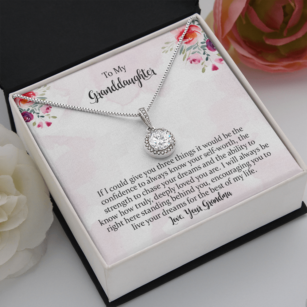 Granddaughter Gift From Grandma, Eternal Hope Necklace From Grandmother, Birthday, Graduation Gift