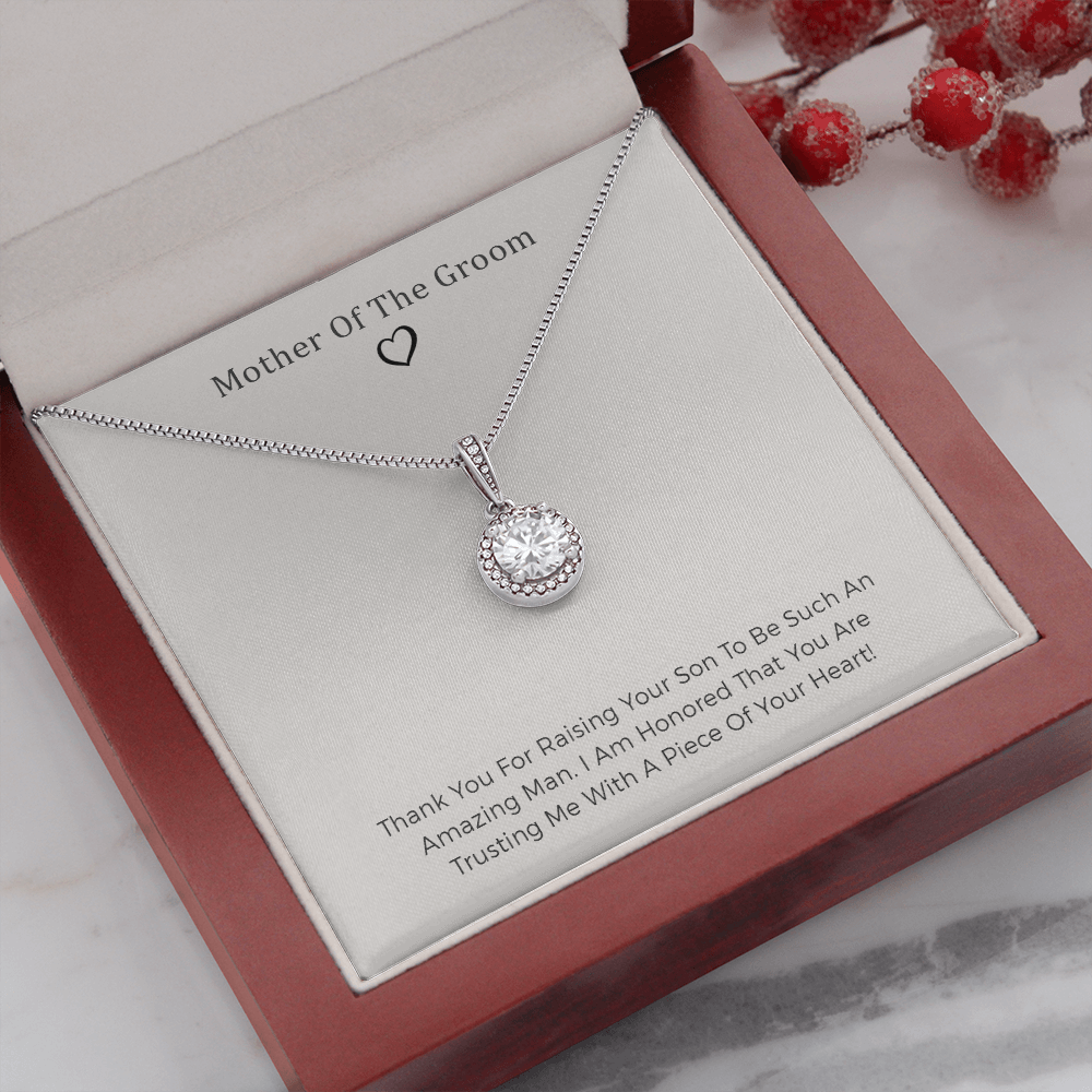 Mother Of The Groom Necklace Gift From Bride, Mother In Law Gift