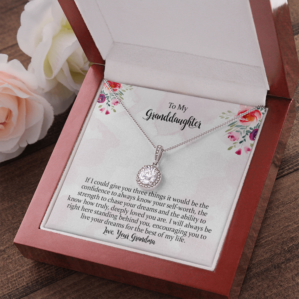 Granddaughter Gift From Grandma, Eternal Hope Necklace From Grandmother, Birthday, Graduation Gift