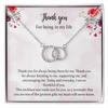 Thank You Gift, Gift For Friend, Best Friend Gift, Best Friend Necklace, Thank You For Being In My Life, Appreciation Gift, Gratitude Gift