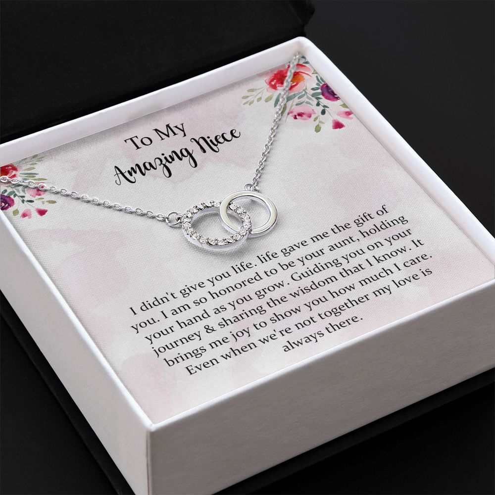 Personalized Gift Perfect Pair Necklace, To My Niece From Aunt, Necklace, Christmas Gift, Present For Niece Birthday Aunt