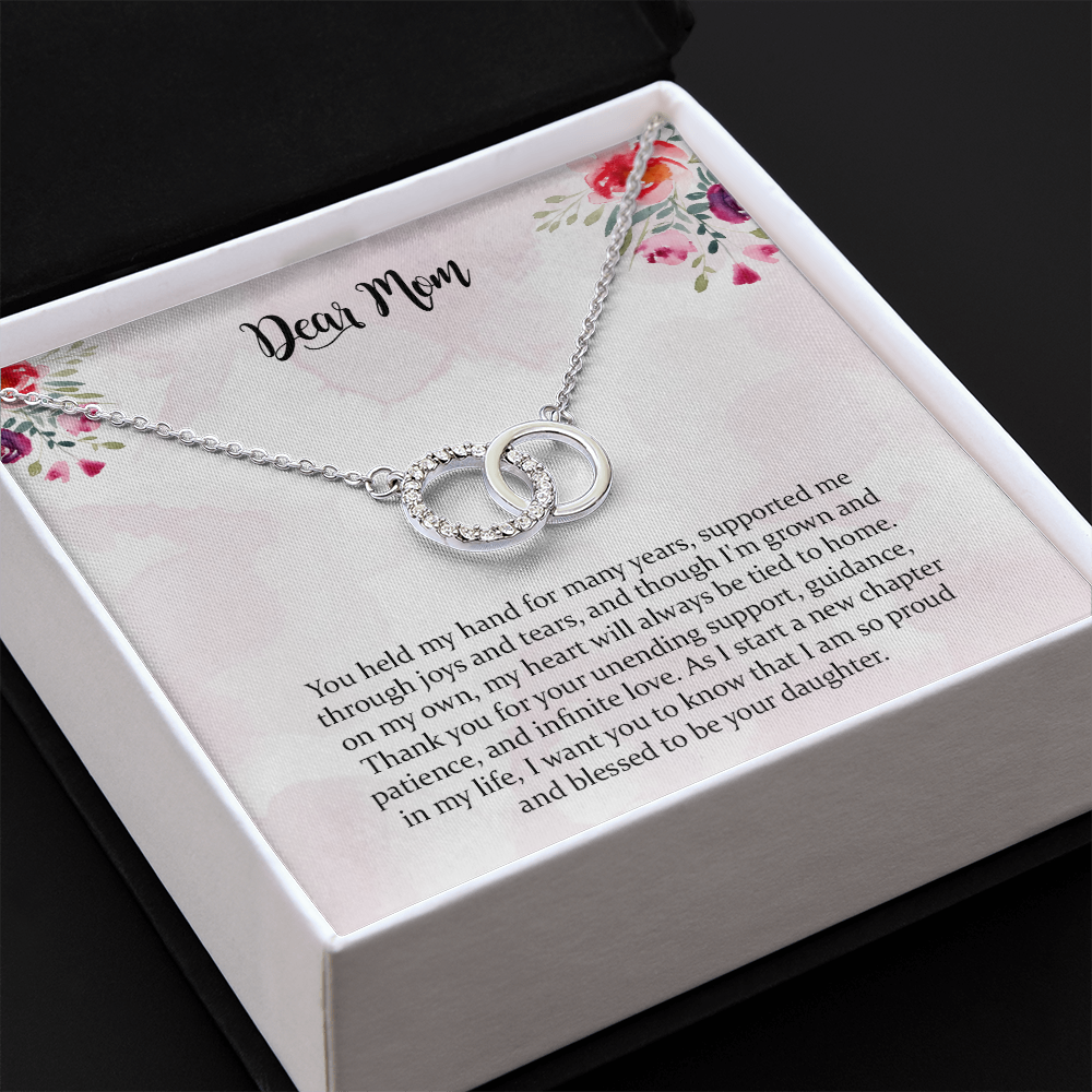 Mother Of The Bride Perfect Pair Necklace Gift, Mother Of The Bride Gift From Daughter, Mother Of The Bride Necklace