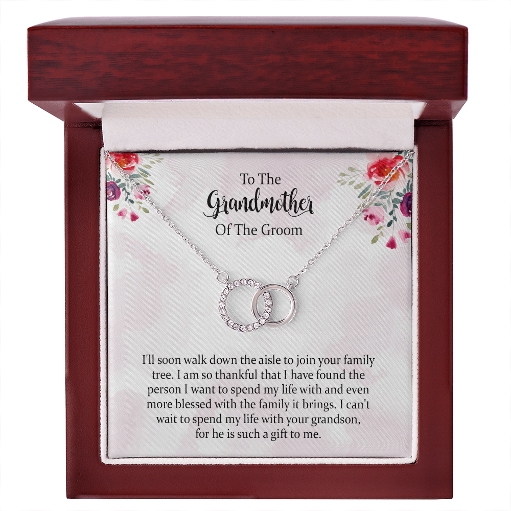 Grandmother Of The Groom Perfect Pair Necklace Gift From Bride, Grandmother Of The Groom Wedding Gift, Rehearsal Dinner Gift, Grandma Of The Groom Thank You
