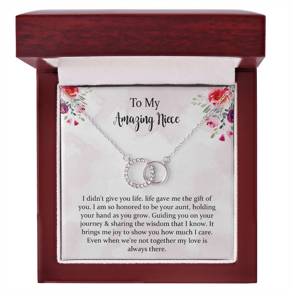 Personalized Gift Perfect Pair Necklace, To My Niece From Aunt, Necklace, Christmas Gift, Present For Niece Birthday Aunt