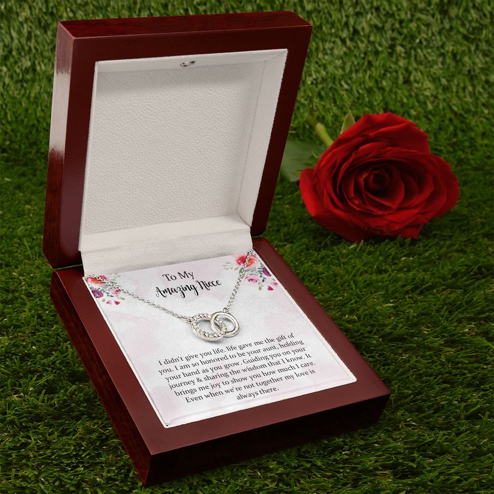 Personalized Gift Perfect Pair Necklace, To My Niece From Aunt, Necklace, Christmas Gift, Present For Niece Birthday Aunt