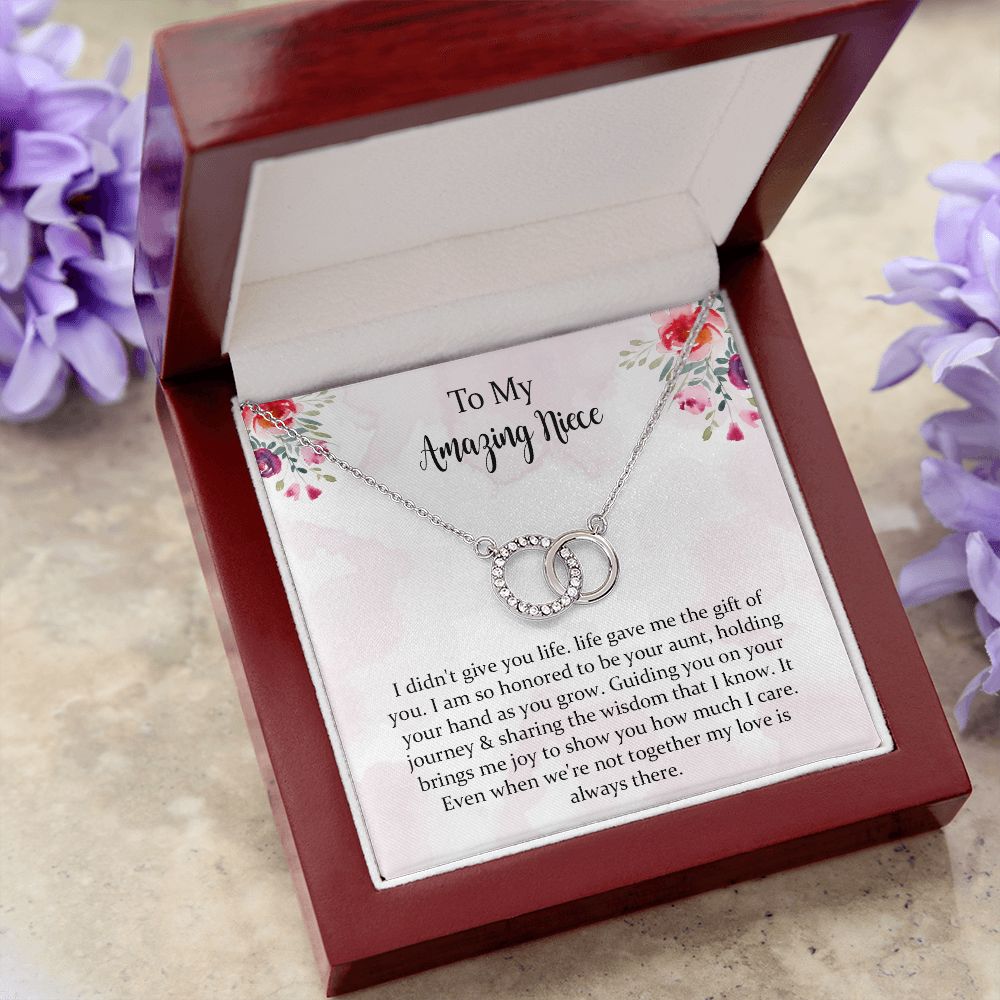 Personalized Gift Perfect Pair Necklace, To My Niece From Aunt, Necklace, Christmas Gift, Present For Niece Birthday Aunt