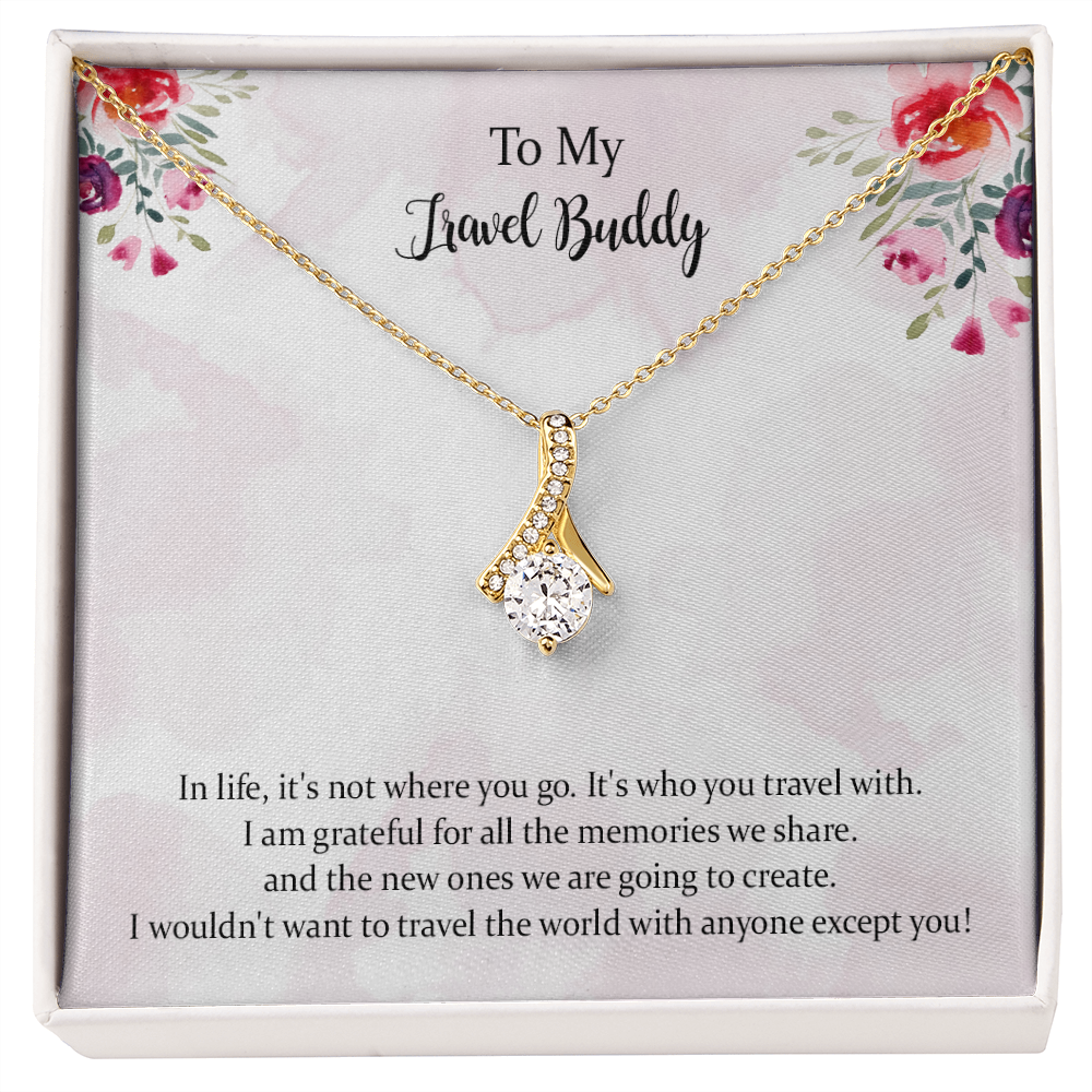 Traveler Gift For Alluring Beauty Necklace Soul Sister Adventure Gift Long Distance Gift