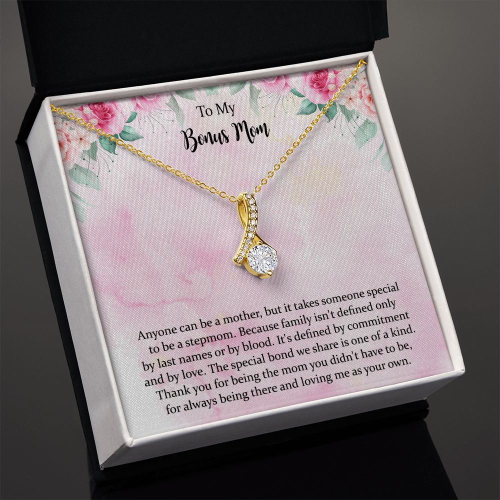 Stepmom Necklace Gift From Daughter, The Other Mom Gift, Second Mom Gift