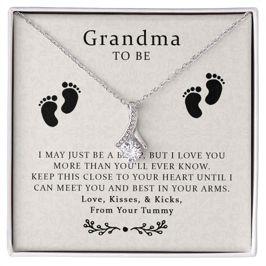 Baby Necklace Baby Gift, Necklaces For Women, Baby Shower Gifts for Grandma to Be Gifts, Baby Essentials, Baby Announcement, New Grandma Gifts First Time