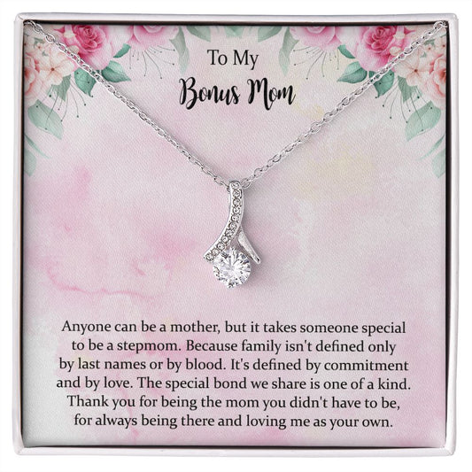 Stepmom Necklace Gift From Daughter, The Other Mom Gift, Second Mom Gift