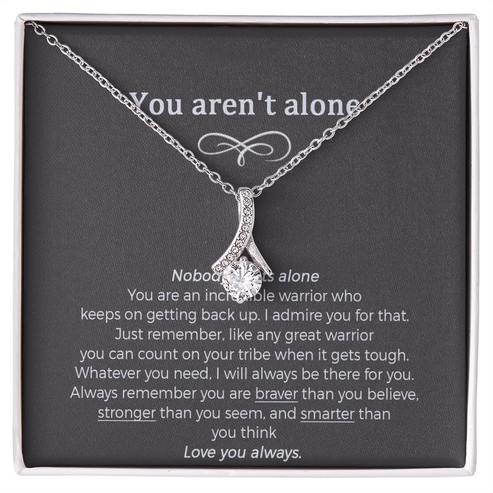 Breast Cancer Survivor Necklace Gifts for Women, Ovarian, Breast Cancer Awareness, Chemotherapy, Gifts for Cancer Patient Support
