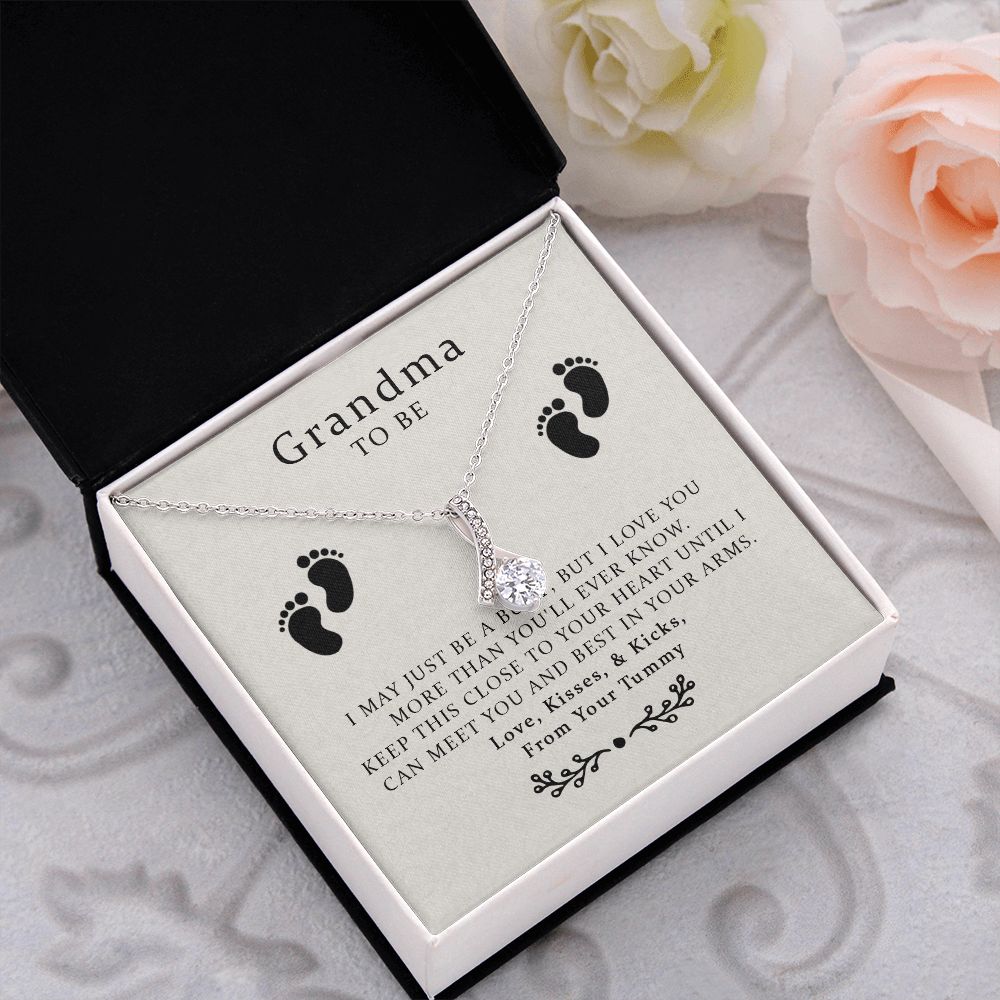 Baby Necklace Baby Gift, Necklaces For Women, Baby Shower Gifts for Grandma to Be Gifts, Baby Essentials, Baby Announcement, New Grandma Gifts First Time