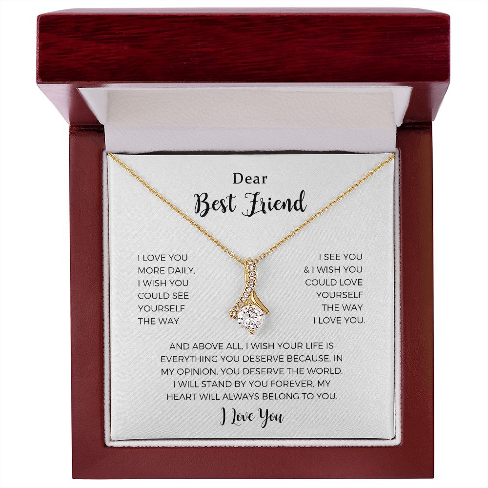 Necklace For Best Friend, Best Friend Gift, Best Friend Necklace, Bestie Gift, Appreciation Gift For Best Friend, Gift For Friend