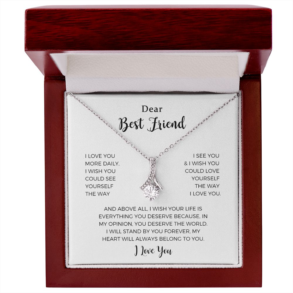 Necklace For Best Friend, Best Friend Gift, Best Friend Necklace, Bestie Gift, Appreciation Gift For Best Friend, Gift For Friend